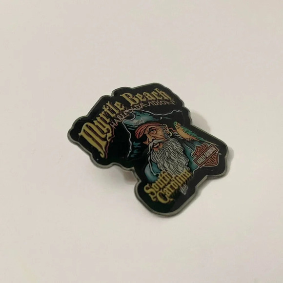 2005 Harley Davidson Myrtle Beach South Carolina Pirate Parrot Pin Biker - Picture 10 of 11